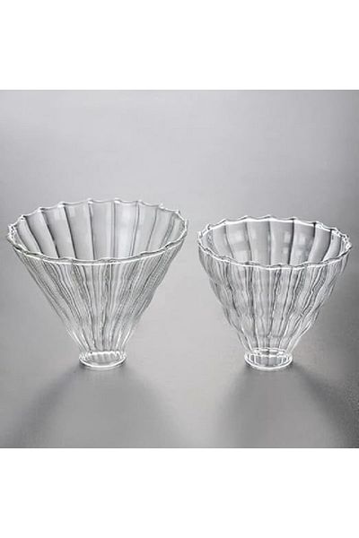 rexa Heat-resistant thickened glass cloud coffee pot V60 coffee filter cup hand-made pot