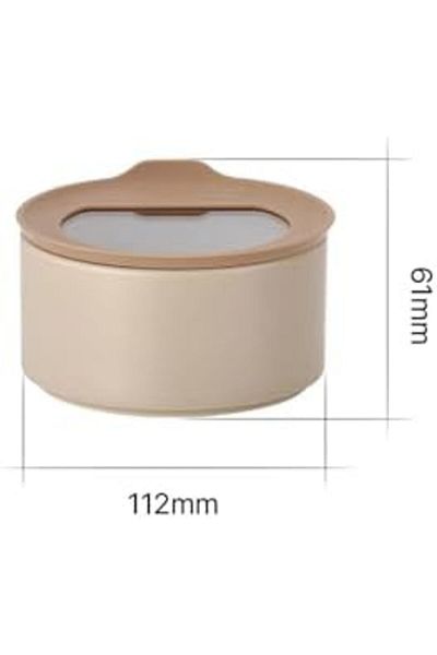 Mena Rise Şirinshop Fi̇ka One Ceramic Storage Container Beige 420 ml D-Neone042-09 1108107