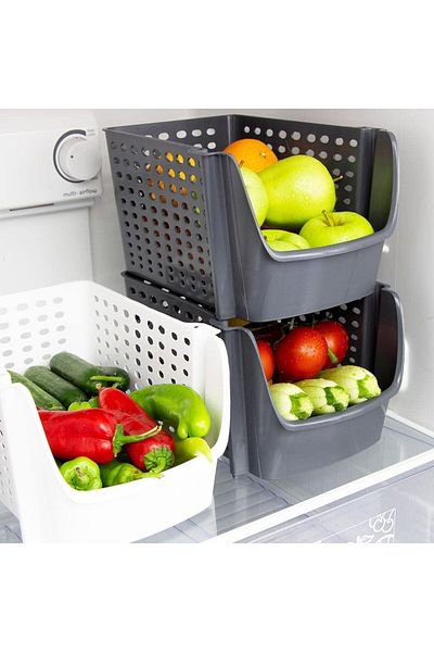Mena Rise Şirinshop Stackable Organizer Wide Basket 1108107