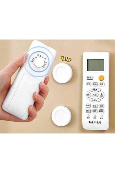 Mena Rise Şirinshop Magnetic Multi-Purpose Remote Control and Phone Holder, 2 Pieces, Strong Grip, Easy Mon