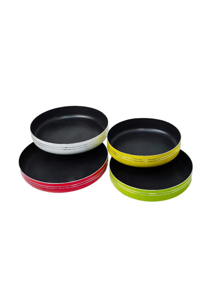 BASURRAH Colored aluminum cake pan set 4-piece, 26-32 cm
