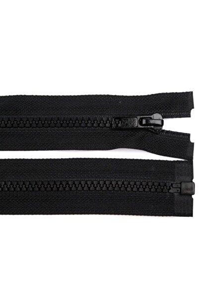 OEM Detachable Plastic Zipper #5, Injected Teeth, 85 cm, Black