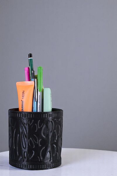 Evene Θήκη για στυλό Επιτραπέζια θήκη για στυλό Organizer Θήκη για στυλό Μαύρο Χρώμα Μοντέλο 76