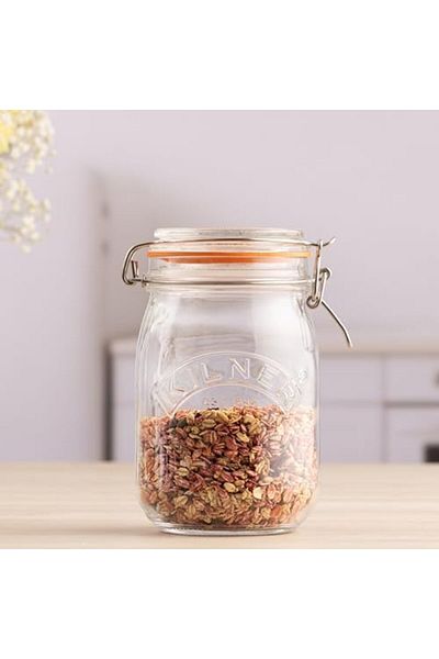 Mena Rise Şirinshop Storage Box, Round, with Spring Lock 1 Liter Klr_0025.491V_Clr 1 1108107