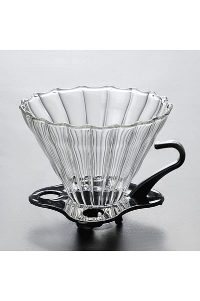 rexa Heat-resistant thickened glass cloud coffee pot V60 coffee filter cup hand-made pot
