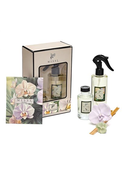 Missi Black Orchid Hediye Seti (Oda kokusu-Oda spreyi-Kokulu zarf)