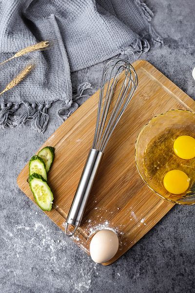 Vadi Stainless Steel Egg Bowl Sauce Cream Whisk Sauce Mixer 40 cm
