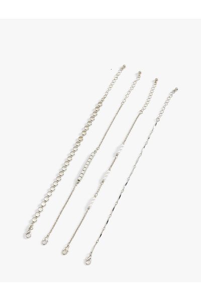 Koton Set of 4 Bracelets with Bead Detail