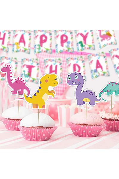 UINKI birthday set, paper/latex/foil, multicolor, 53 pieces