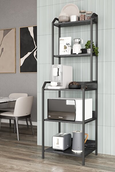 Remaks SELİMİYE Mutfak Standı Raflı Kahve Köşesi Mutfak Rafı Mutfak Bango MEŞE