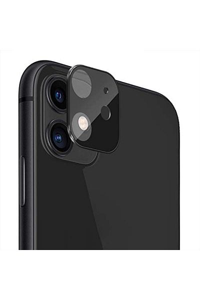 Mena Rise Diyar-ıFırsatShop iPhone 11 (6.1 بوصة) زجاج حماية لعدسة الكاميرا V2 أسود 1017157
