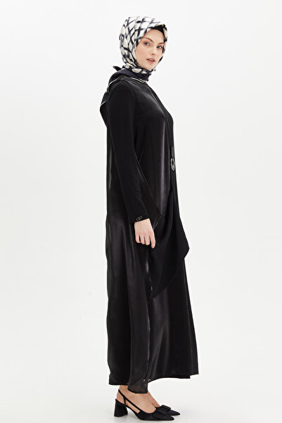 Setrms Asimetrik Jileli İki Parçalı Elbise