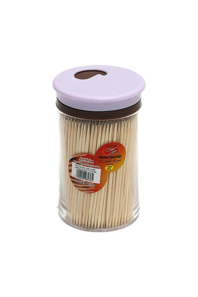 Homemate Home Mate Bamboo Tooth Picks 350pcs – Eco-Friendly, Durable & Natural Oral Care Picks