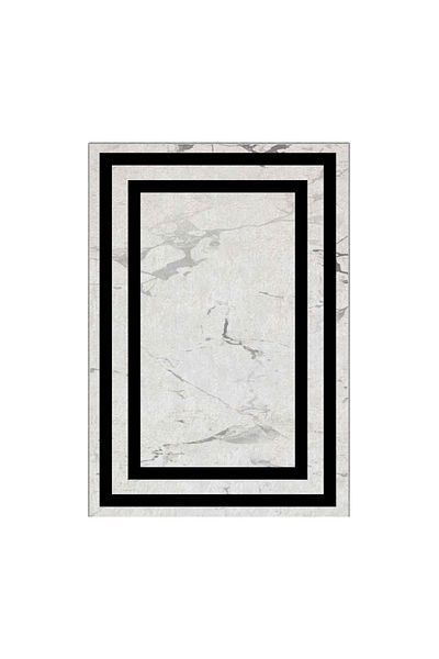 Exporgin White Marble 3D Digital Print Anti-Slip Flooring Carpet