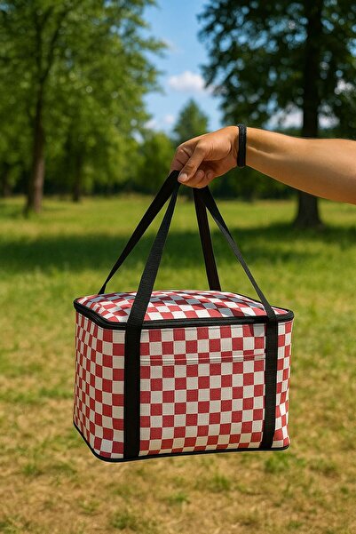 Şener collection Thermo Picnic Bag Thermal Insulated Thermal Bag Camping Beach Bag 29 Lt