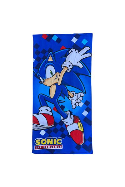 Sonic Children's bath towel, multicolor, 70x140 cm, So fun, Sonic