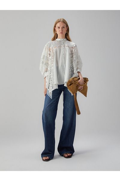 BAQA Lace Oversize Blouse