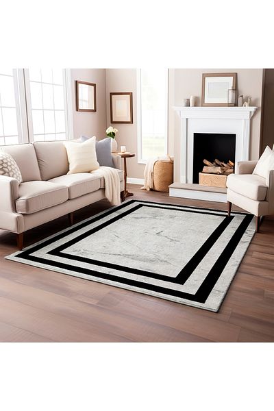 Exporgin White Marble 3D Digital Print Anti-Slip Flooring Carpet
