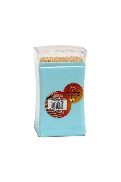 Homemate Home Mate Bamboo Tooth Picks 350pcs | 6.5cm Eco-Friendly Toothpicks in Storage Box