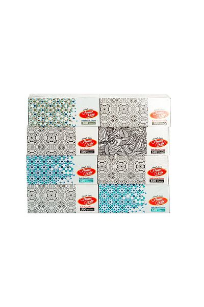 Homemate Home Mate Facial Tissue Box Pack – 8 Boxes x 500 Sheets (2-Ply) – Ultra Soft Tissues