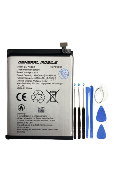 AXYA General Mobile GM24 Pro Pil Batarya BL-A54CT + Tamir Set