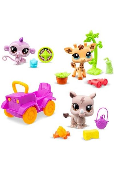 Mena Rise Pet Shop Sun-Bsf-Lps-Figure Set Miniatures Safari Themed 1017157