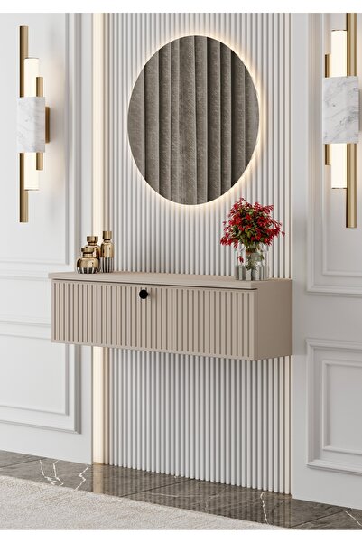 enwood MİMOSA MDF DUVARA MONTE KAPAKLI DRESUAR (90 cm)