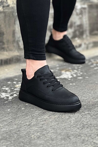 Wagoon Wg162 Charcoal Orthopedic Sole Men's Casual Shoes