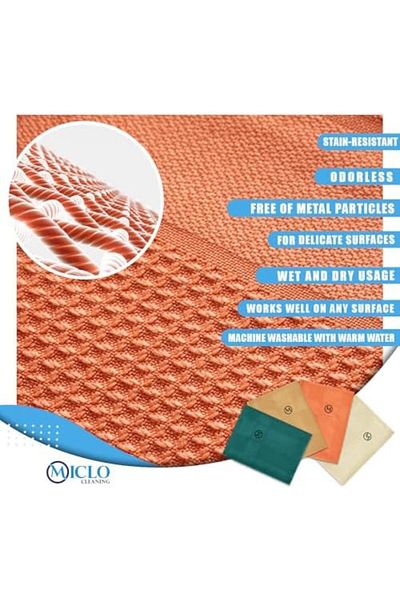 Mena Rise Cleaning |   Microfiber Cleaning Cloth |   Magic Cloth, Glass Cloth Mirror Cloth |   4 Pack