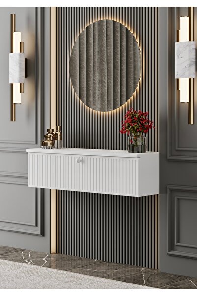 enwood MİMOSA MDF DUVARA MONTE KAPAKLI DRESUAR (90 cm)