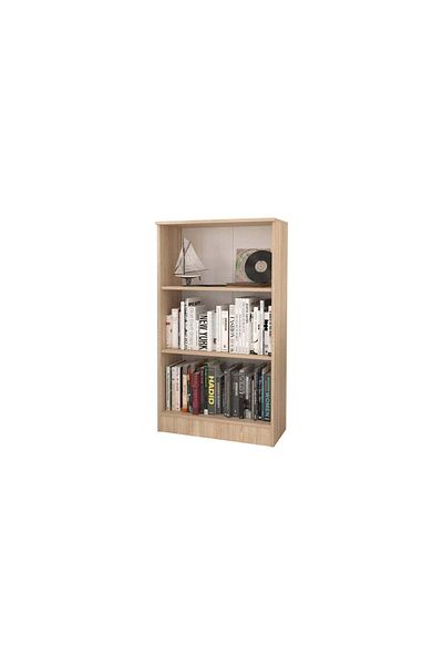 haaus.ro Haaus Flint Library, 2 Polite, Stejar Sonoma, 70 x 32 x 122 cm
