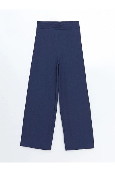 LC Waikiki Elastic Waist Textured Women's Trousers