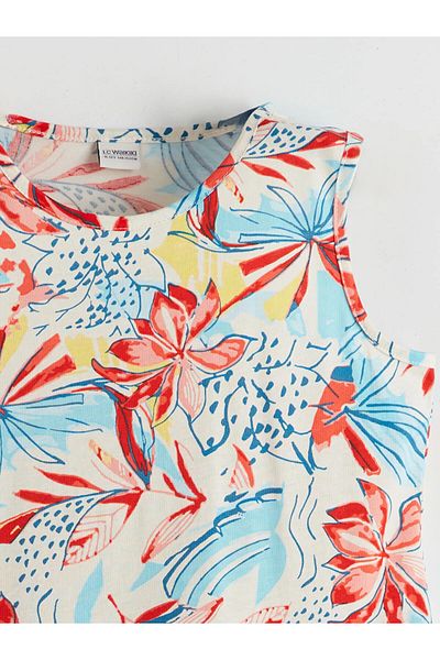 LC Waikiki Crew Neck Girl's Dress