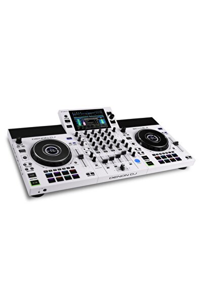 Denon SC Live 4 | 4-Deck Standalone DJ kontrolcü, 7" Dokunmatik Ekran, Dahili Hoparlörler ve WI-FI -