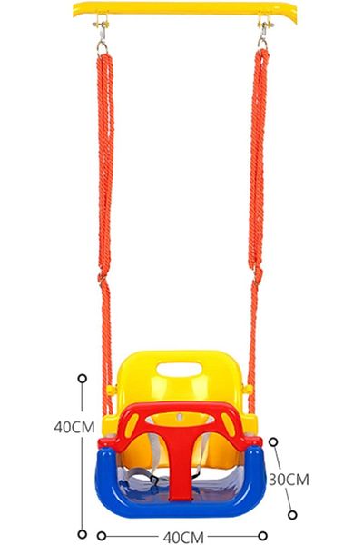 Toybox 3 in 1 Swing Seat, Detachable Indoor Baby Swing for Home, Garden, Patio, Outdoor Play