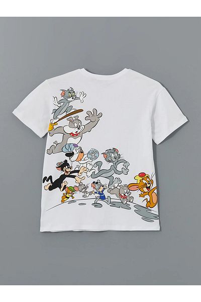 LC Waikiki Crew Neck Tom & Jerry Printed Women's T-Shirt