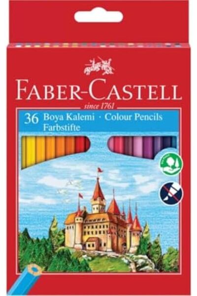 AC BOX 36 Colors Crayons, Vibrant and Bright Colors, Break-Resistant Tips, Ergonomic Design, K
