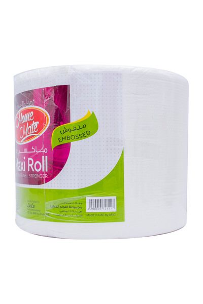Homemate Home Mate Embossed Multipurpose Maxi Roll 1ply 300 Meter 1 Roll