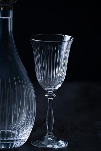 ACAR Louisa Silver 25 Piece Glass Set