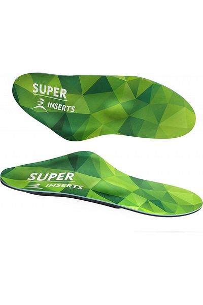 Supinserts Set of 2 Supinserts insoles, EVA foam, green, size L