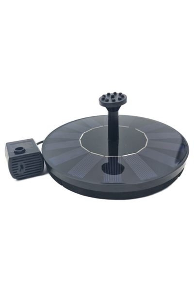 stuffix Fantana Solara Pentru Gradina, 5 Capete, Negru