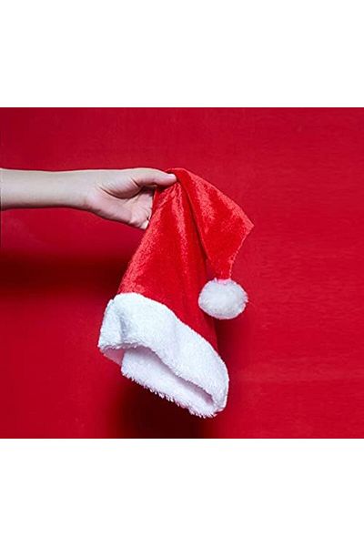 Mena Rise Şirinshop B Adult Christmas Beanie, Pompon, Christmas Hat, Theme Party, Carnival, Party Decoration