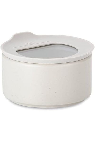 Mena Rise Şirinshop Fi̇ka One Ceramic Storage Container Ice White 1000ml D-Neone100-01 1108107