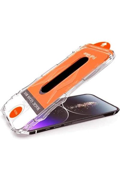 Mena Rise Diyar-ıFırsatShop متوافق مع iPhone مع جهاز محاذاة النقاط ممتص للصدمات وتركيب الزجاج A