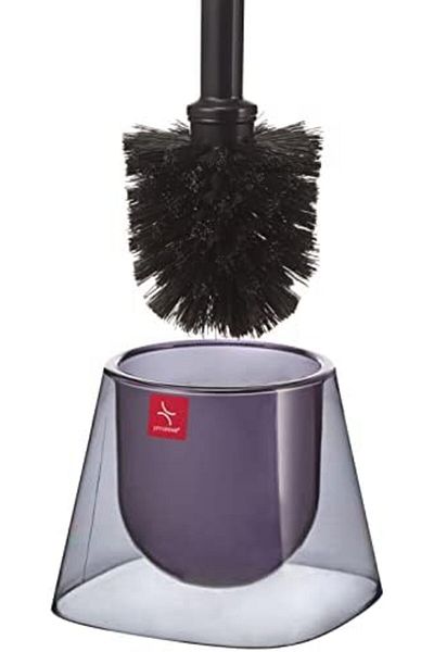 Mena Rise Şirinshop Marıeta Toilet Brush Body Transparent Black Handle Opaque Black M-E20-25-06 1108107