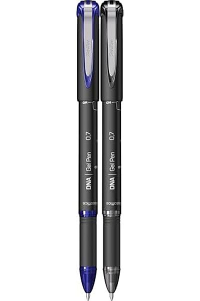 Mena Rise Şirinshop Office Dnal 0.7 mm Gel Pen Blue & Black 2'Li Blister 1108107