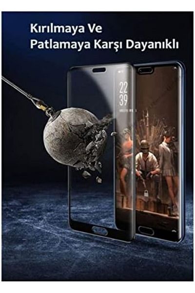 Mena Rise Diyar-ıFırsatShop Trend Galaxy A34 شاشة نانو سيراميك متوافقة مع غطاء كامل لامع منحني مرن