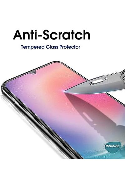 Mena Rise واقي شاشة زجاجي مقوى MesworldShop Galaxy A06 [واقي شاشة متوافق مع Galaxy A06 - Ş