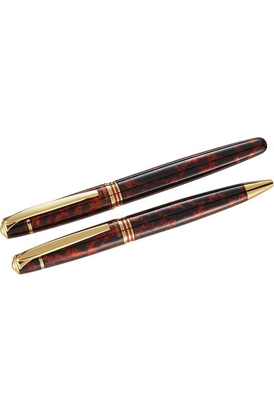 Mena Rise Şirinshop Planet Series 0026Dt Coffee Fountain Pen+Ballpoint Pen 1108107