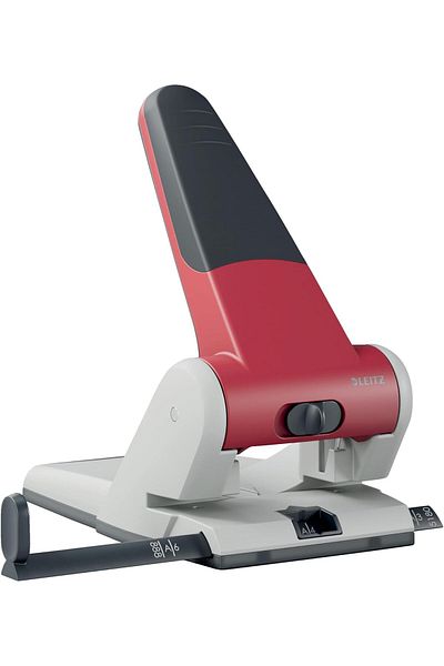 Mena Rise Şirinshop Hole Punch with a Capacity of 65 Sheets, Red 1108107
